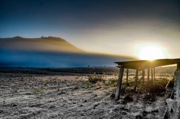 Frio marca início da semana em Santa Catarina com mínimas abaixo de 7°C