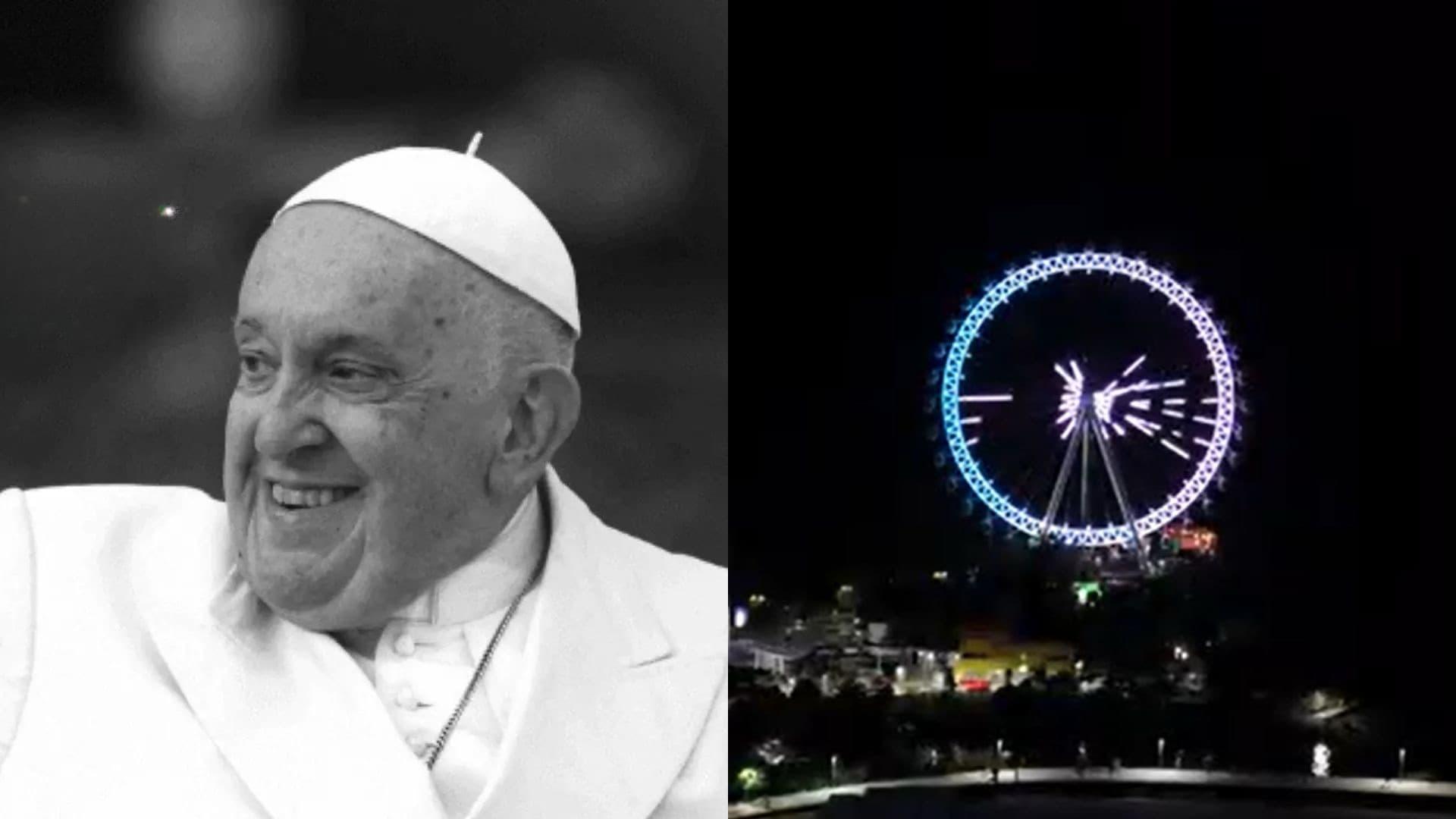 Roda-gigante de Balneário Camboriú apaga as luzes em tributo ao Papa Francisco