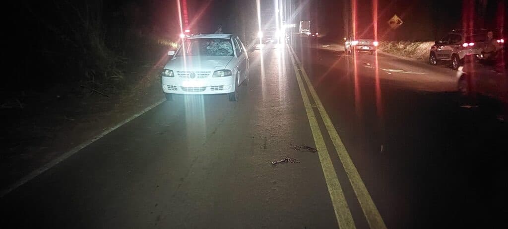 Atropelamento brutal na SC-157 deixa homem em estado grave 
