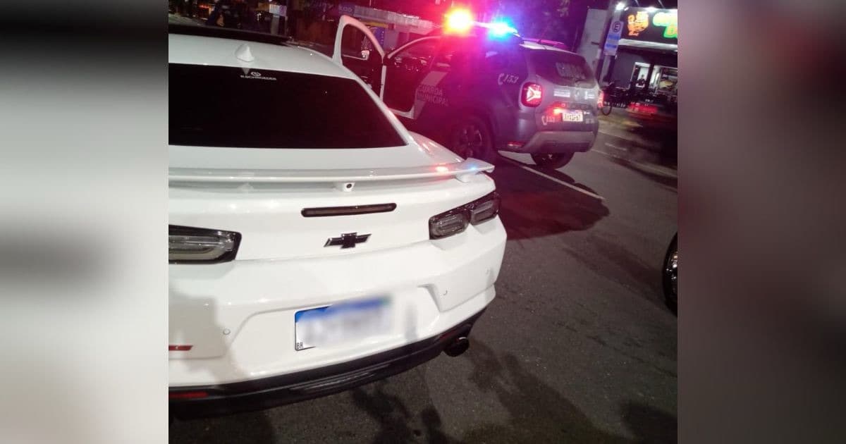 Motorista tem CNH apreendida após fazer “borrachão” em BC