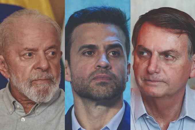 Levantamento mostra Lula atrás de Bolsonaro e Marçal em disputa presidencial