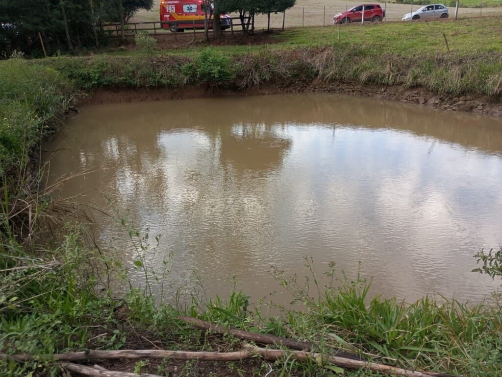 Idoso desaparece em açude e é encontrado sem vida na zona rural de SC