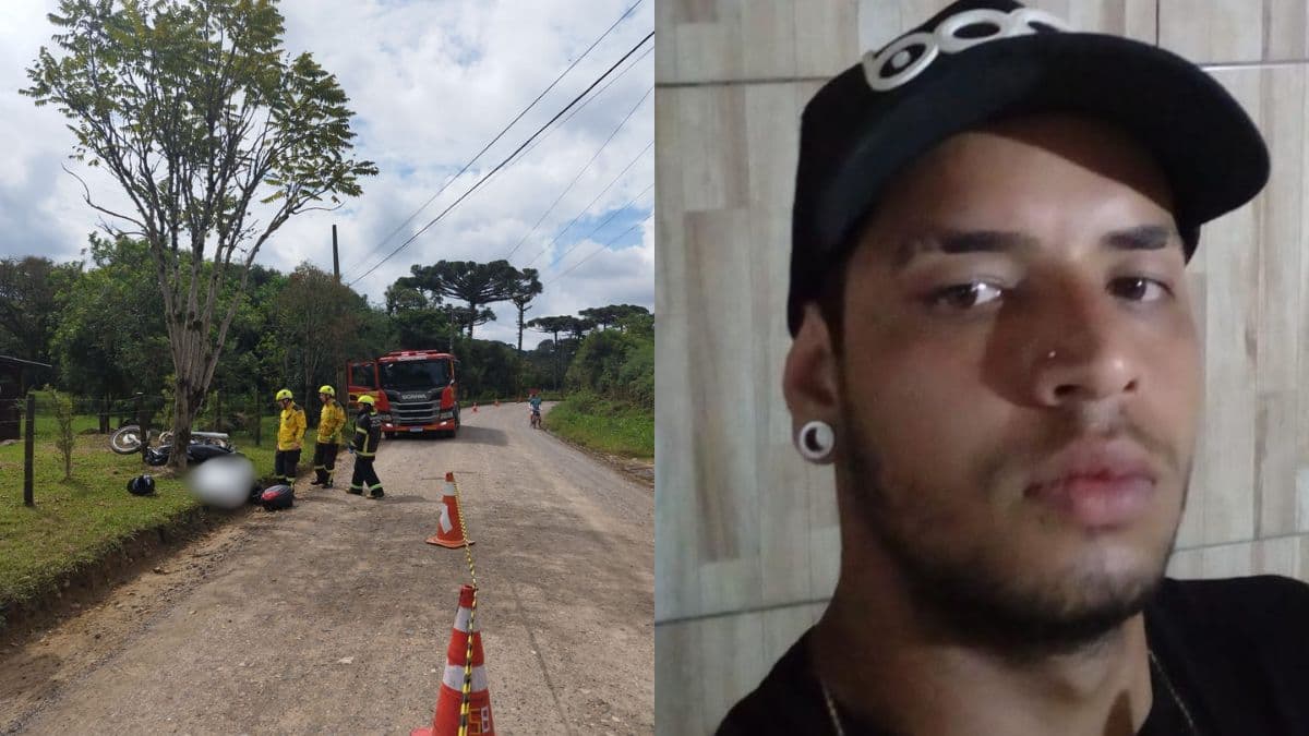 Pai de três filhos perde a vida após cair de moto em São Bento do Sul