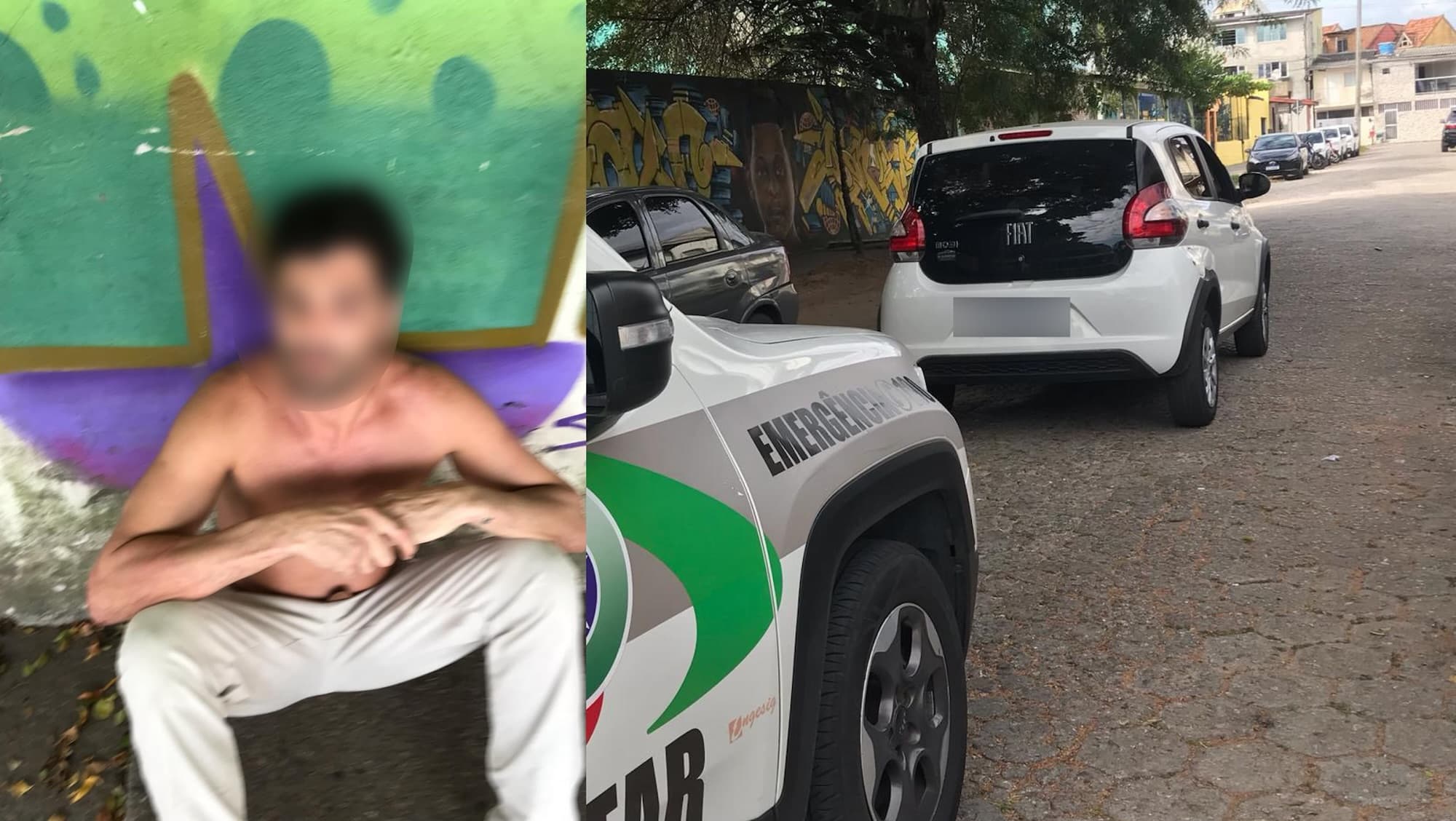 “Se voltar, morre”: homem quase é espancado após tentar agarrar crianças em frente a escola