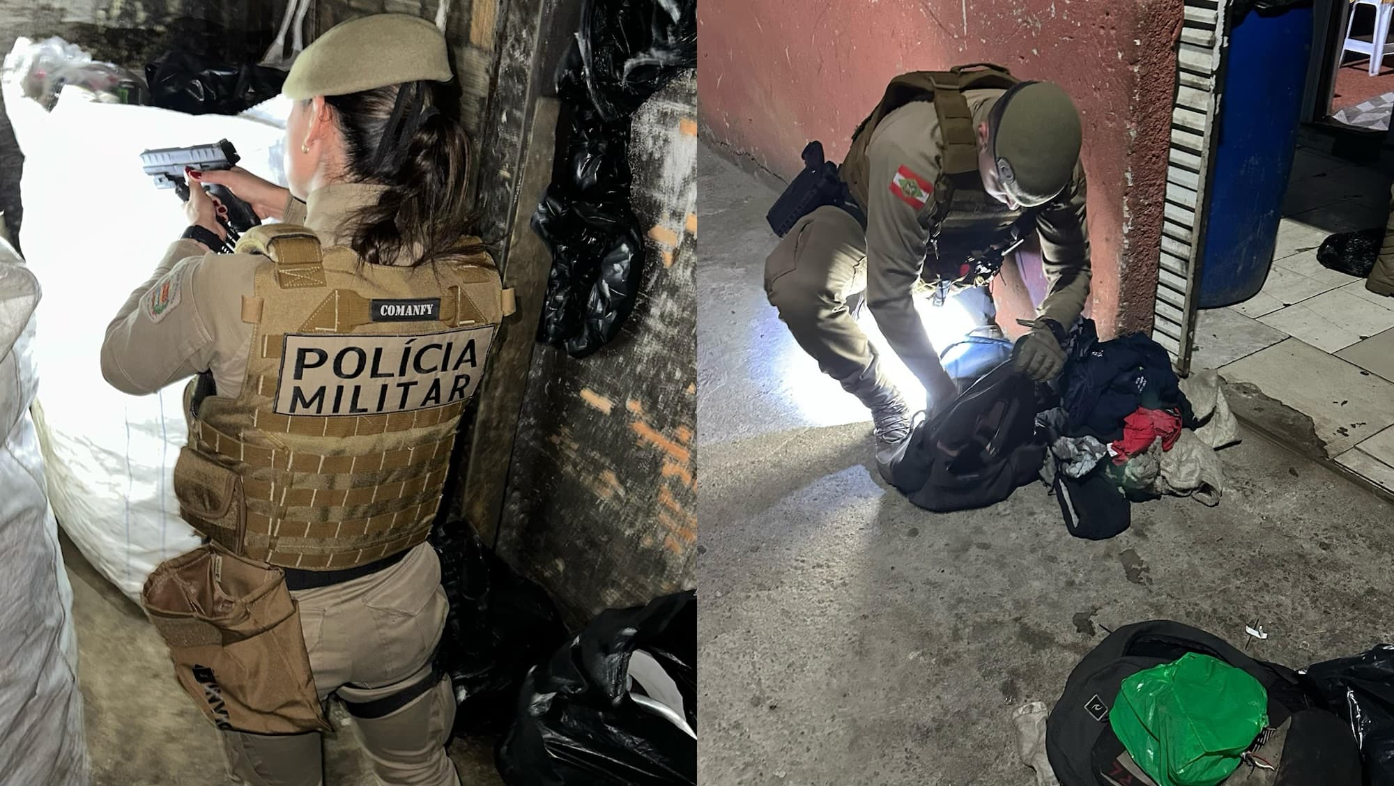 Cobre queimado e suspeita de receptação: PM intercepta material em ferro-velho de Camboriú