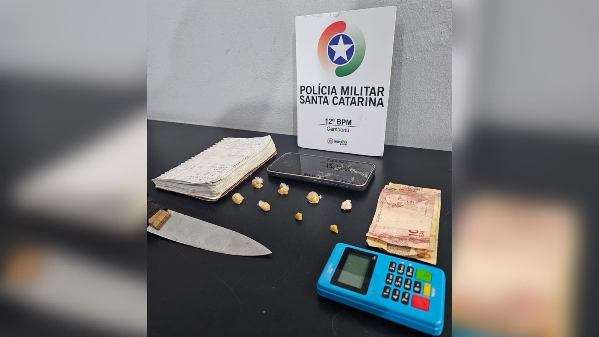 Idoso de 61 anos é preso pela sexta vez por tráfico em Camboriú