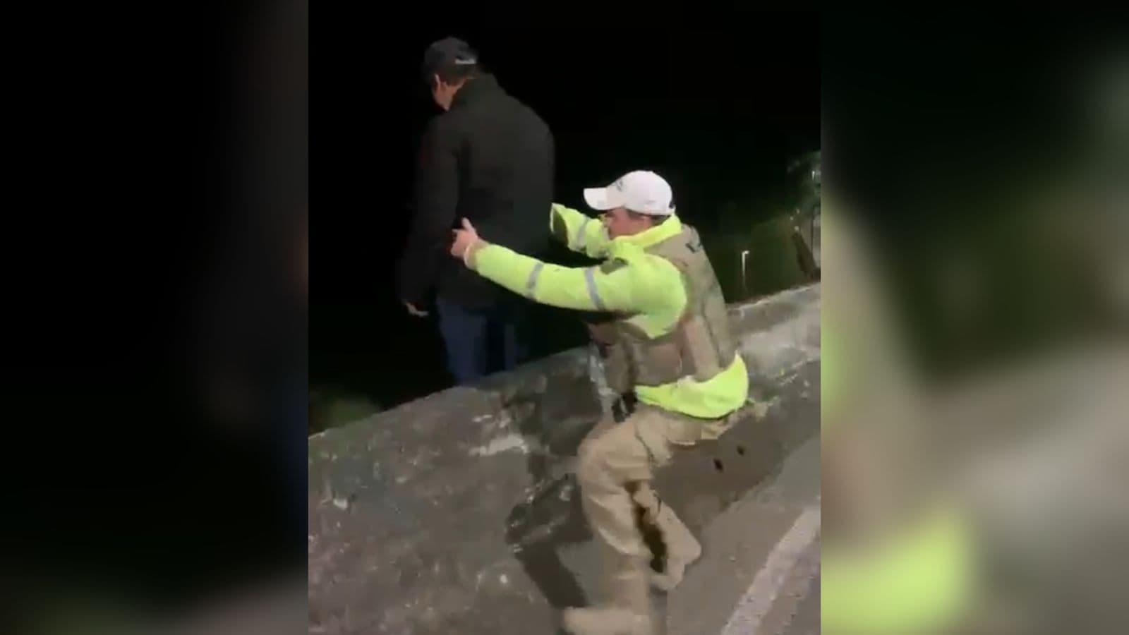 Policiais chegam no exato momento e salvam homem prestes a pular da Serra do Rio do Rastro