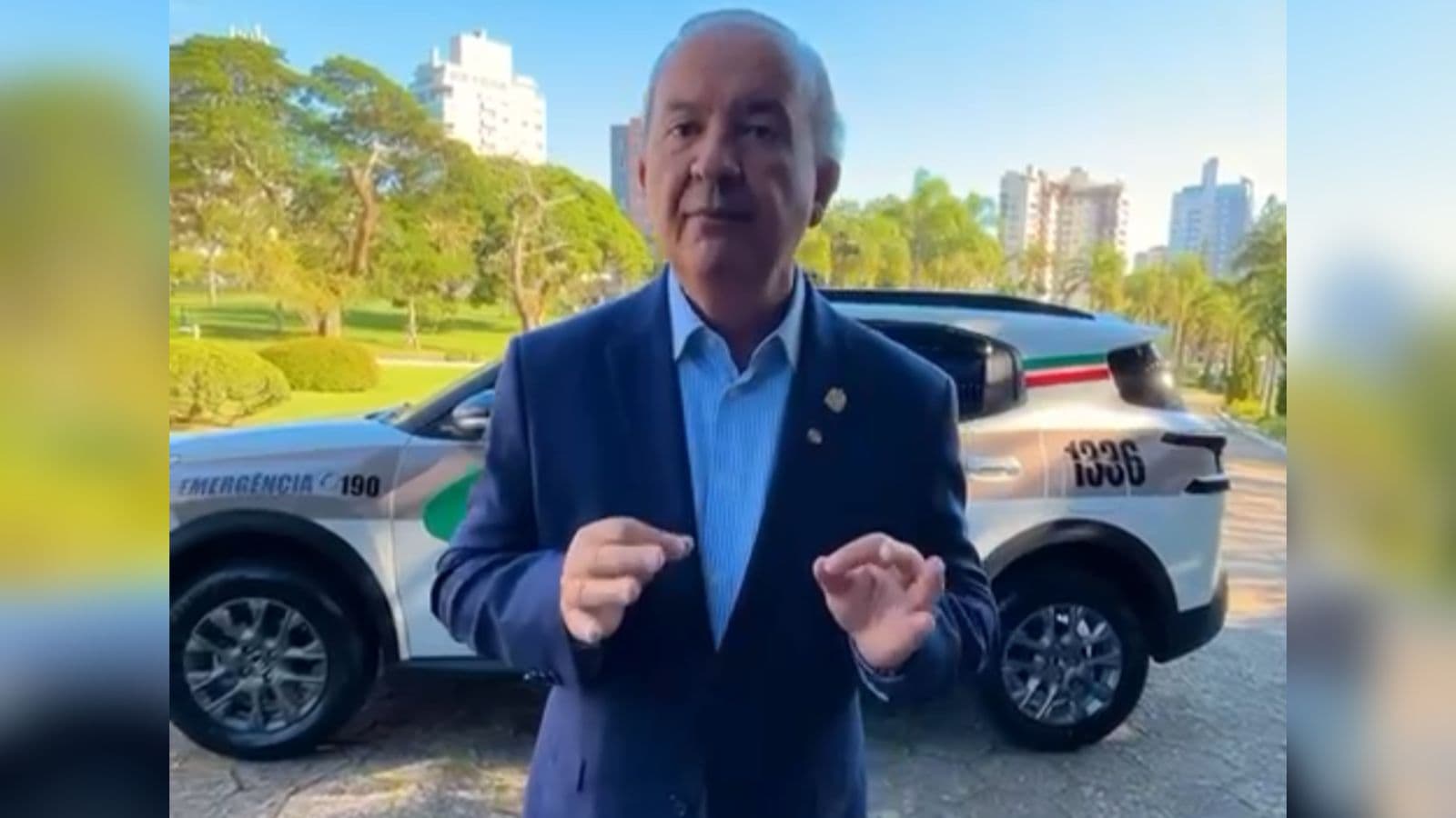 “Bandidos andando livremente nas cidades não vão ter vida fácil”, diz governador Jorginho Mello