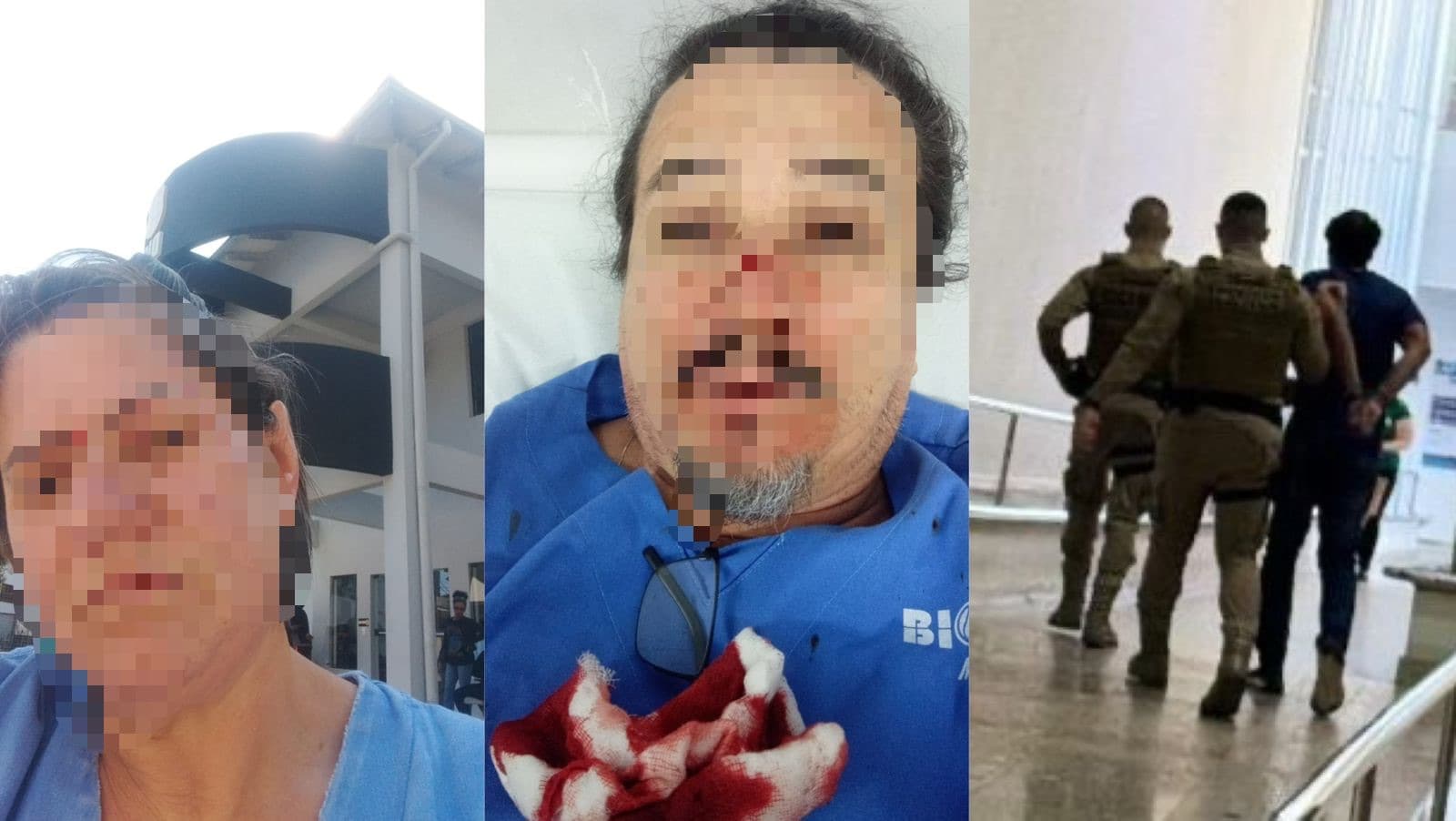 Acompanhante volta bêbado ao hospital e espanca técnicos de enfermagem