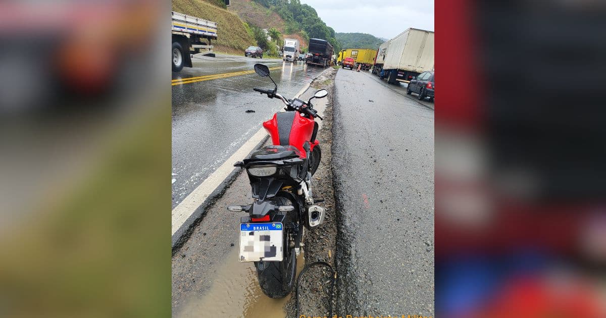 Motociclista é arrastado por caminhão na BR-470, em Gaspar