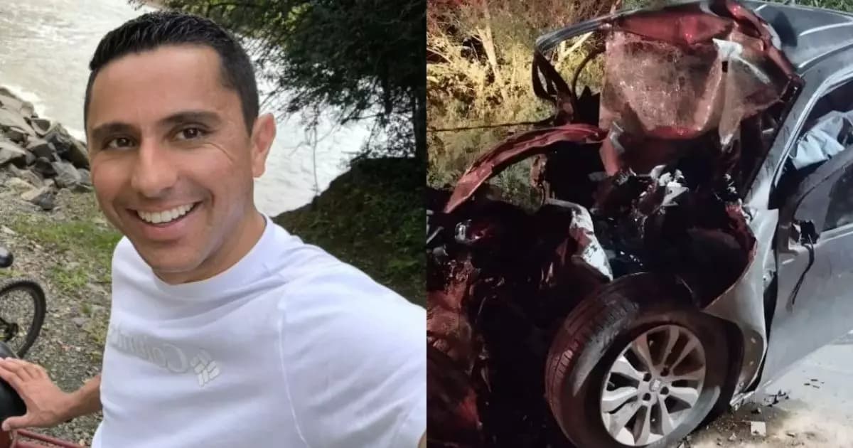 Empresário morre em colisão frontal entre veículos na SC-114