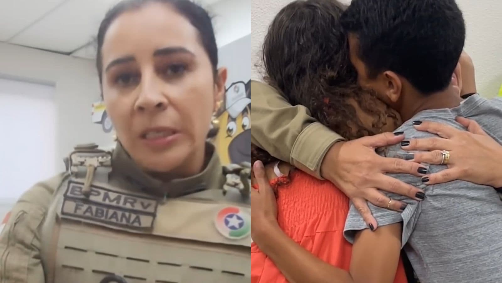 “Eles me chamam de mãe desde o primeiro dia”: policial adota dois irmãos e emociona com história de amor
