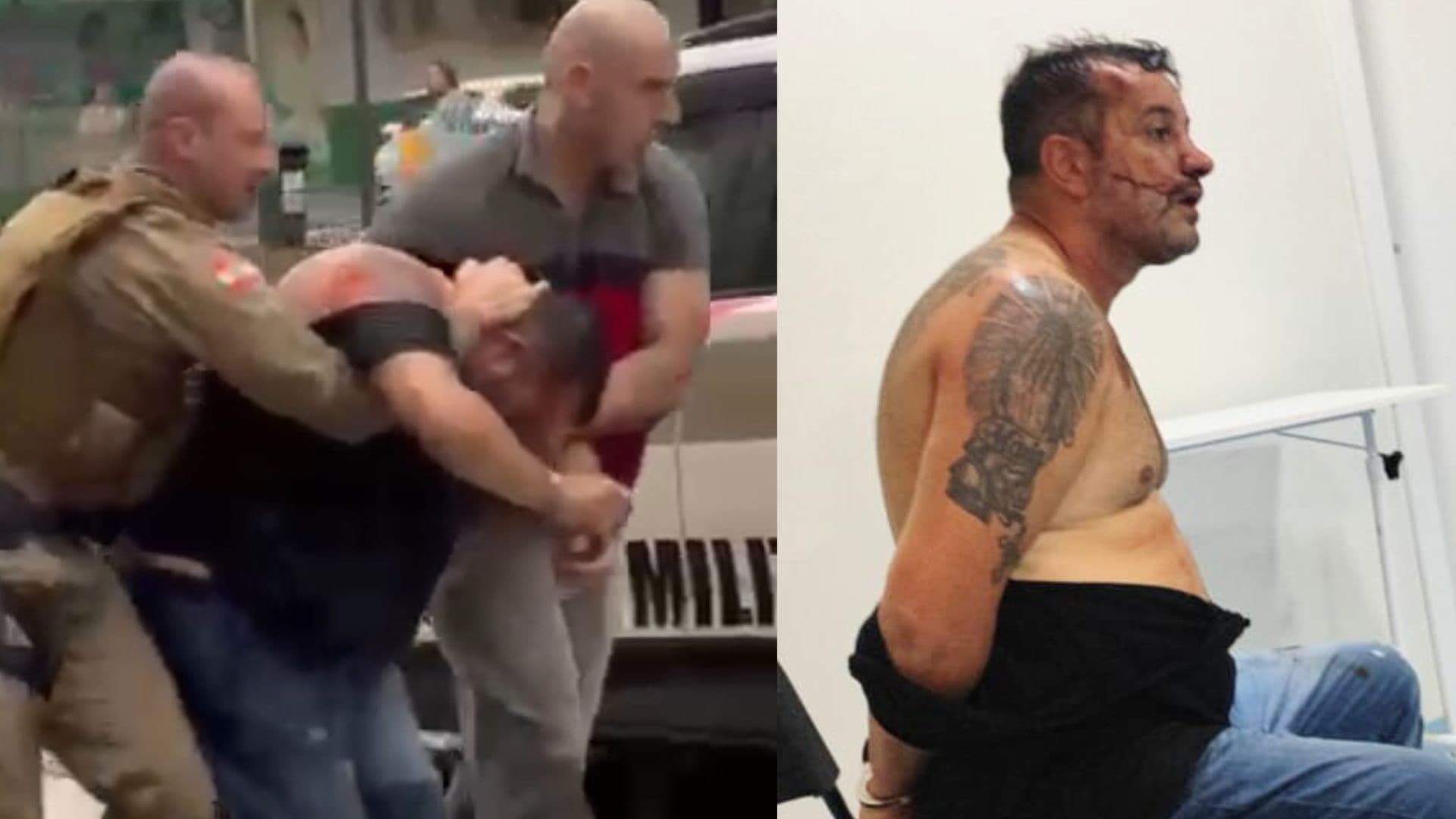 Foragido condenado a 72 anos reage armado, mas acaba preso em Itapema; VEJA VÍDEO