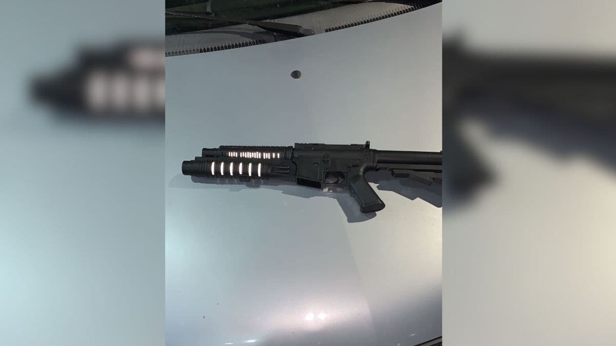 Homem persegue van escolar e aponta réplica de arma para crianças em SC