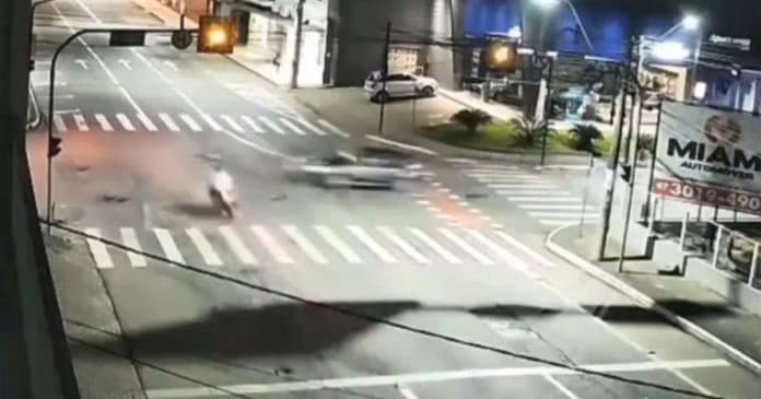 Motociclista morre em Brusque após ser atingido por motorista bêbado