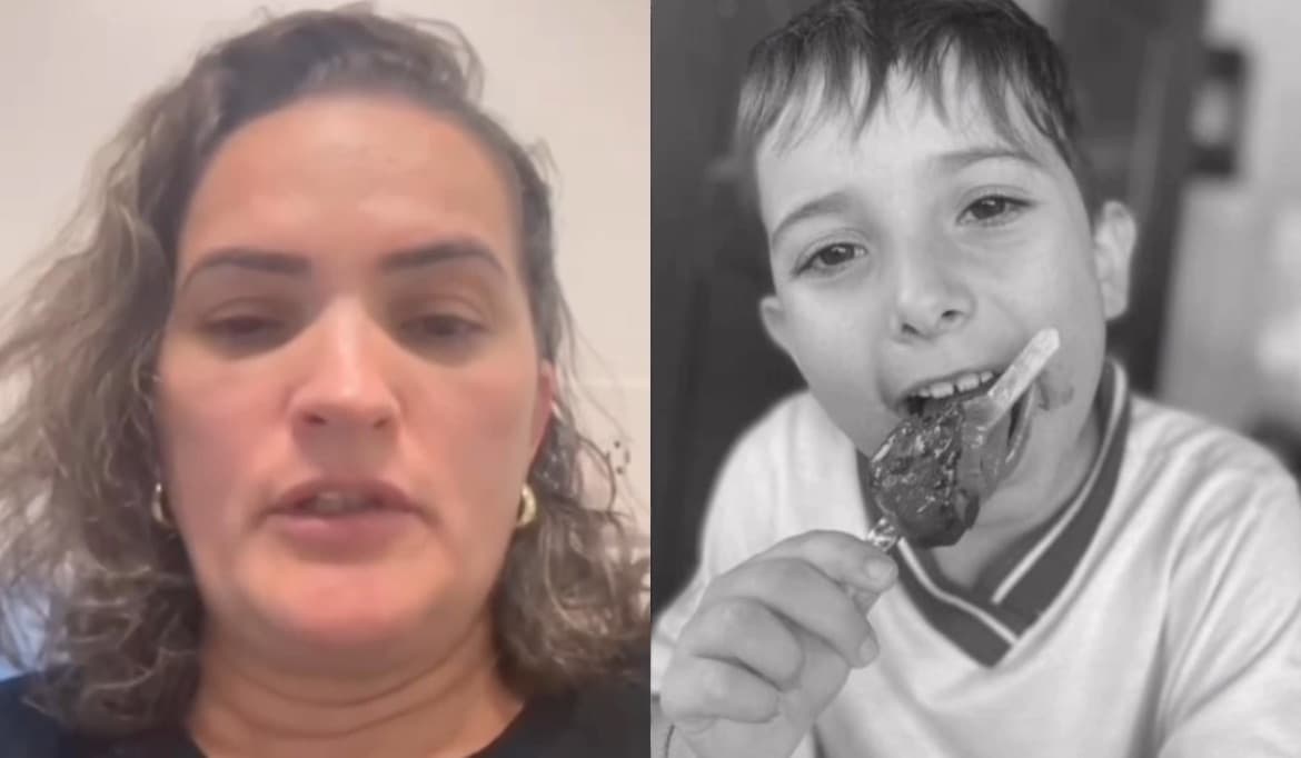 Mãe pede respeito após AVC matar criança em SC: “ele não recebeu a vacina da COVID”