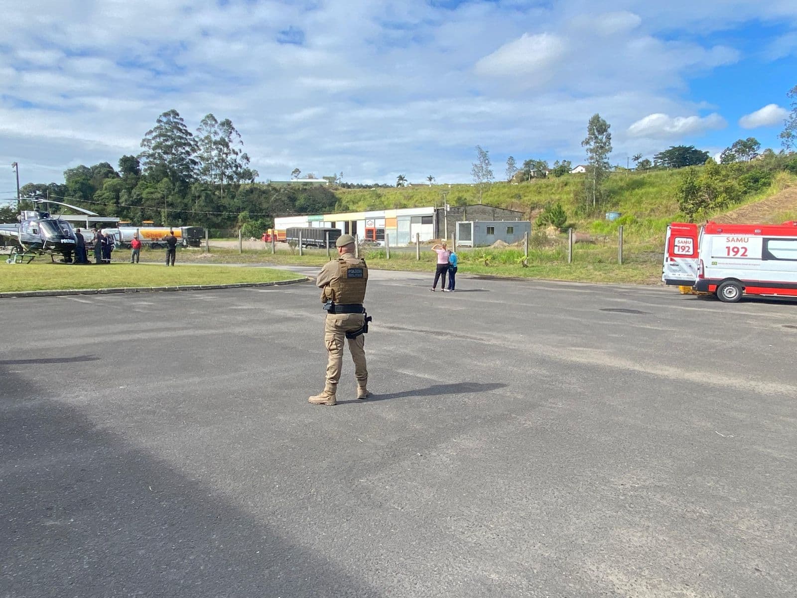 Menina de 7 anos é atropelada por veículo e levada em estado grave para hospital em Santa Catarina