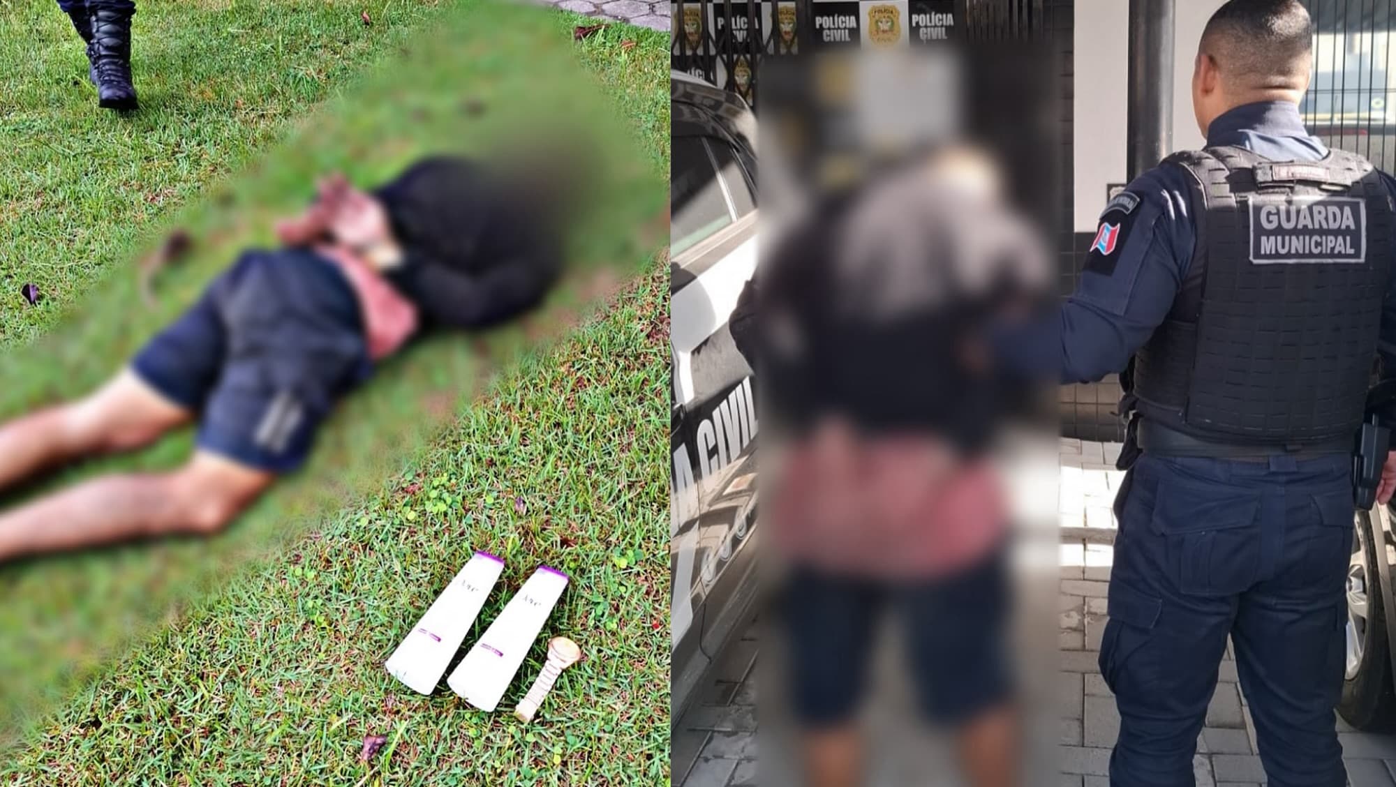 Homem é preso após furtar farmácia e tentar fugir em Porto Belo
