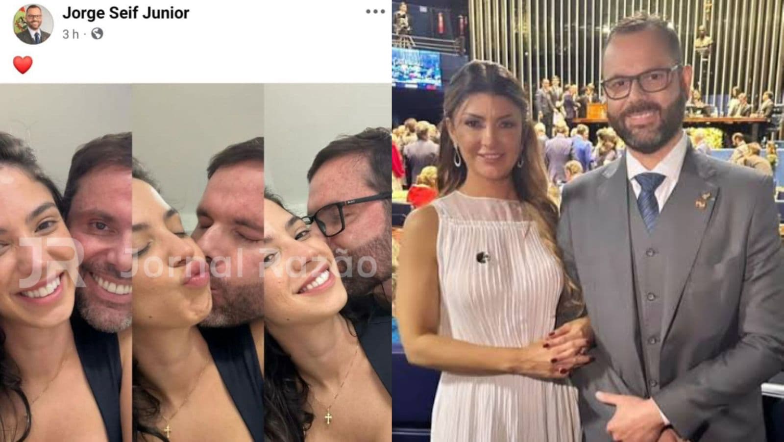 Foto vazada expõe Jorge Seif com ex-assessora e revela divórcio da secretária de Turismo de SC