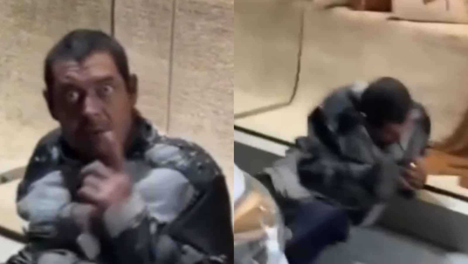 “Que que tas usando aí, cara?”: viciado leva susto ao ser flagrado fumando crack em Florianópolis