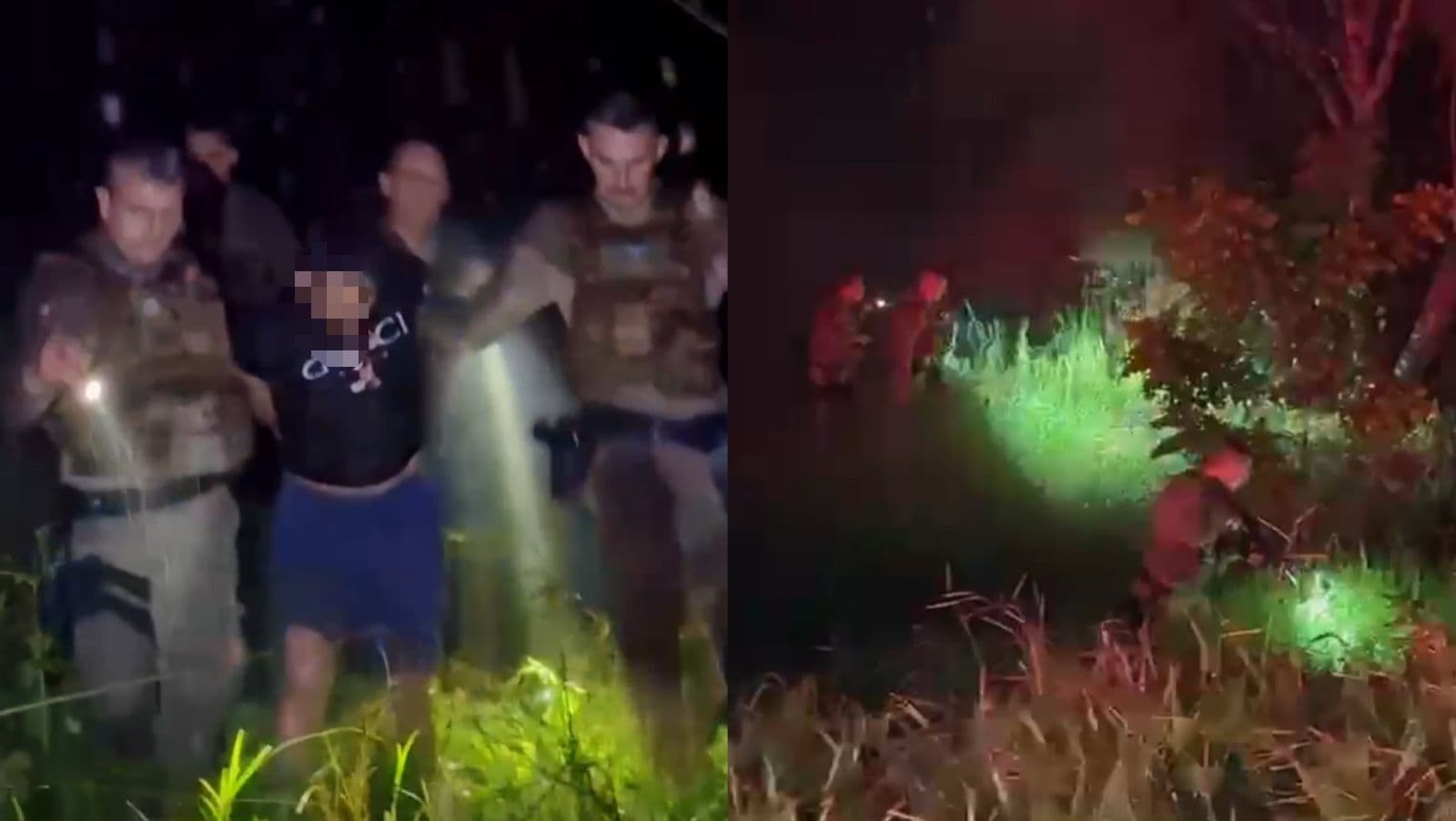 “Nem a chuva segurou!” PM invade mata e apreende 450 kg de maconha no Oeste de SC