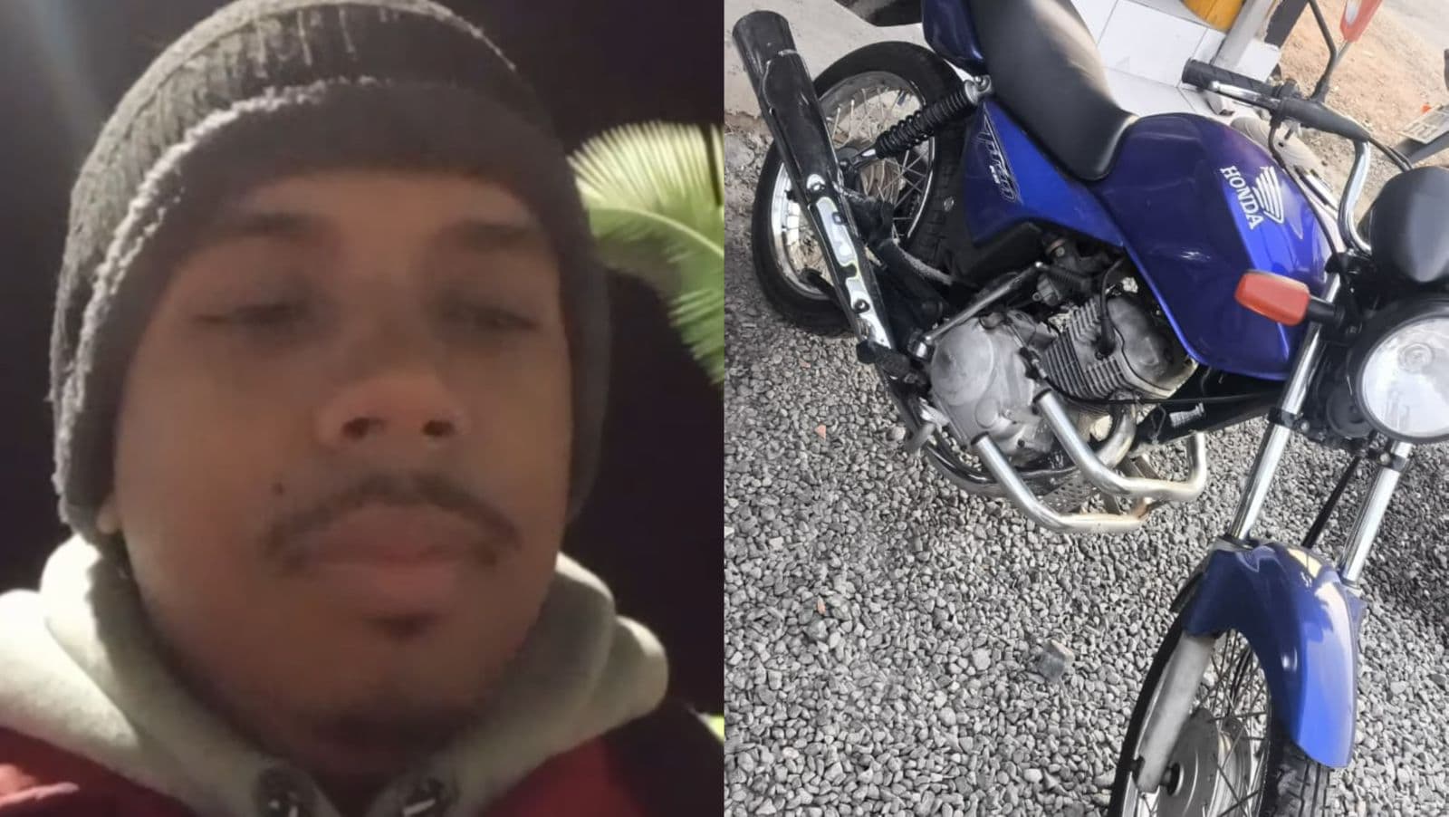 “Só paguei a primeira parcela”: coletor de lixo tem moto furtada e pede ajuda para recuperar
