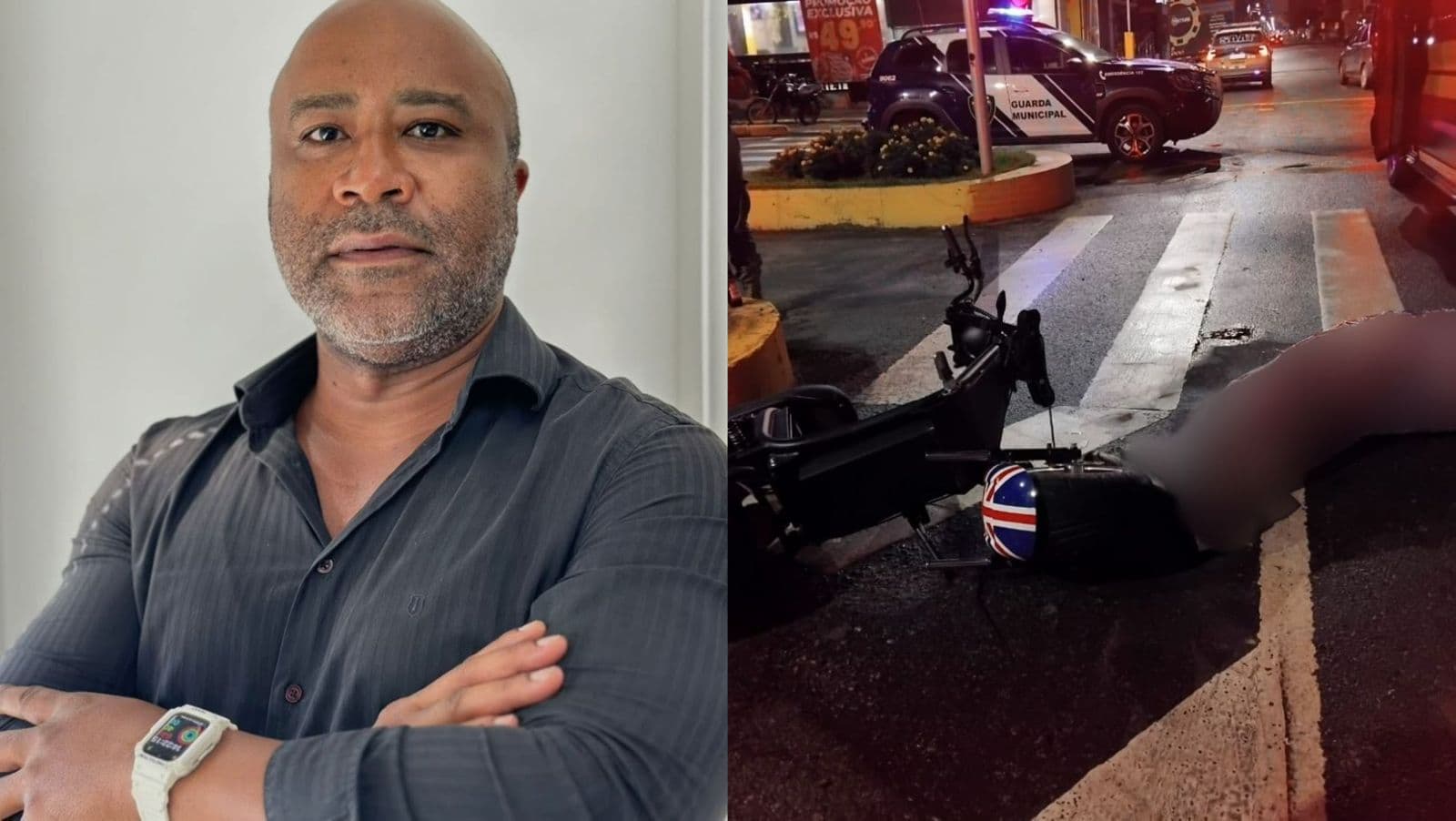 Identificado homem que morreu em queda de patinete elétrico em Itajaí