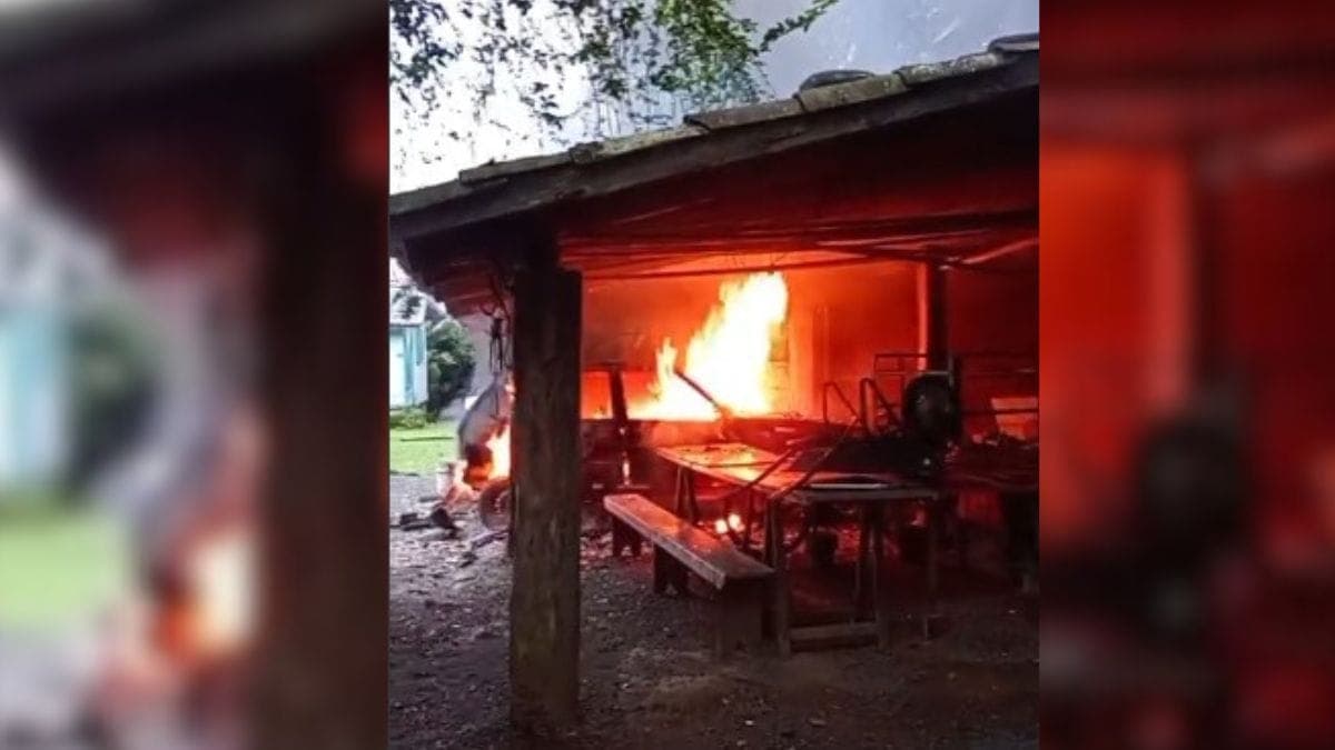 “Não vou emprestar”: neto se vinga e queima carro do avô de 83 anos em SC