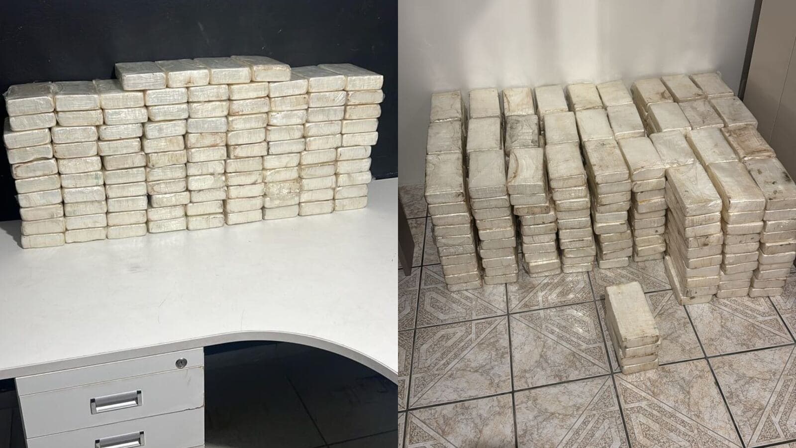 Polícia apreende 400 kg de cocaína e causa prejuízo de R$ 30 milhões ao tráfico em SC