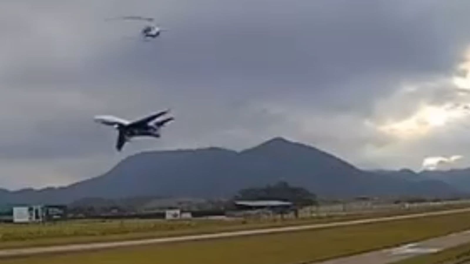 Jato e helicóptero quase colidem em Porto Belo? Vídeo gera polêmica em SC