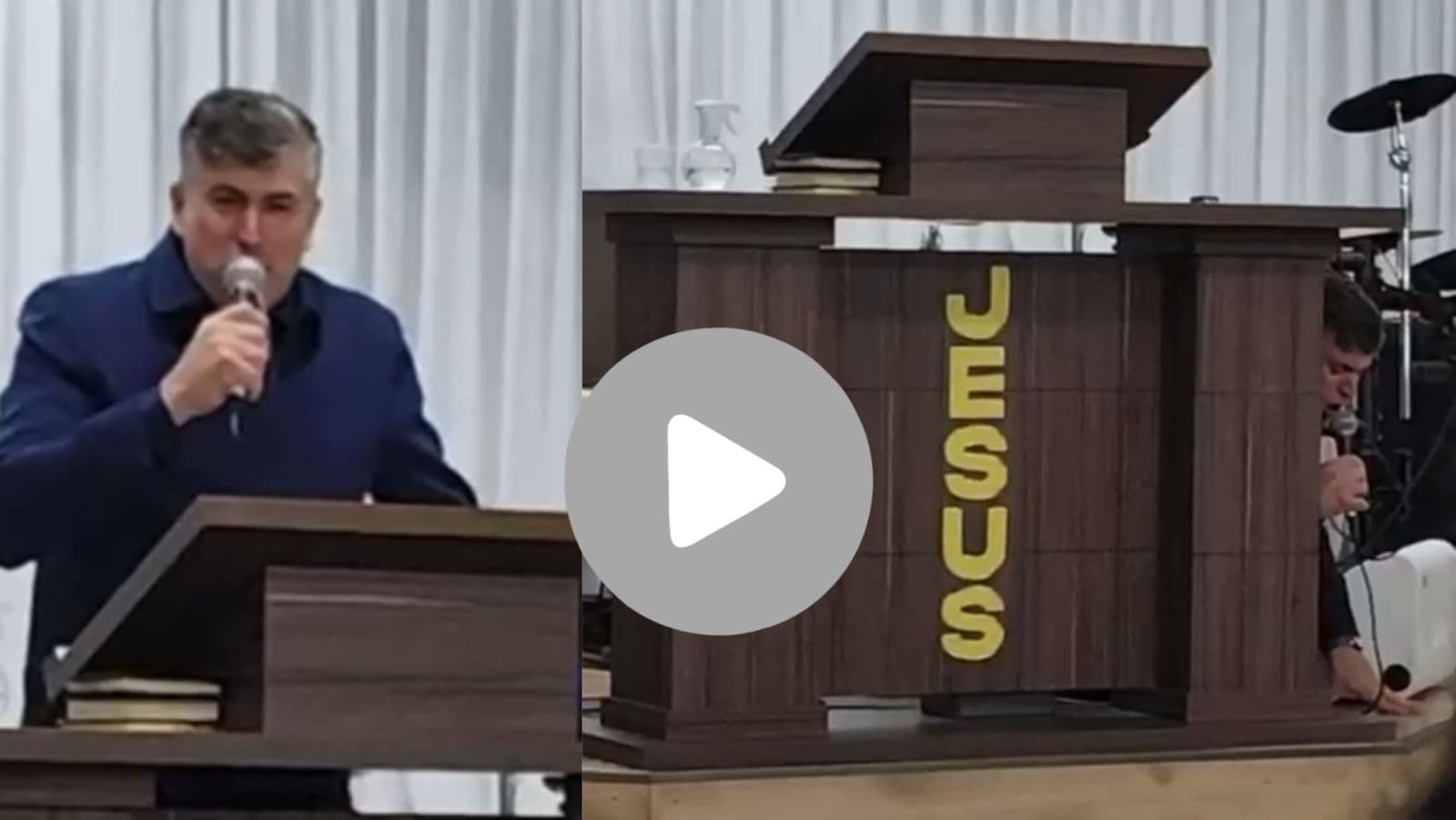 “Jesus se ajoelhou na terra”: Pastor morre ao vivo durante pregação em SC