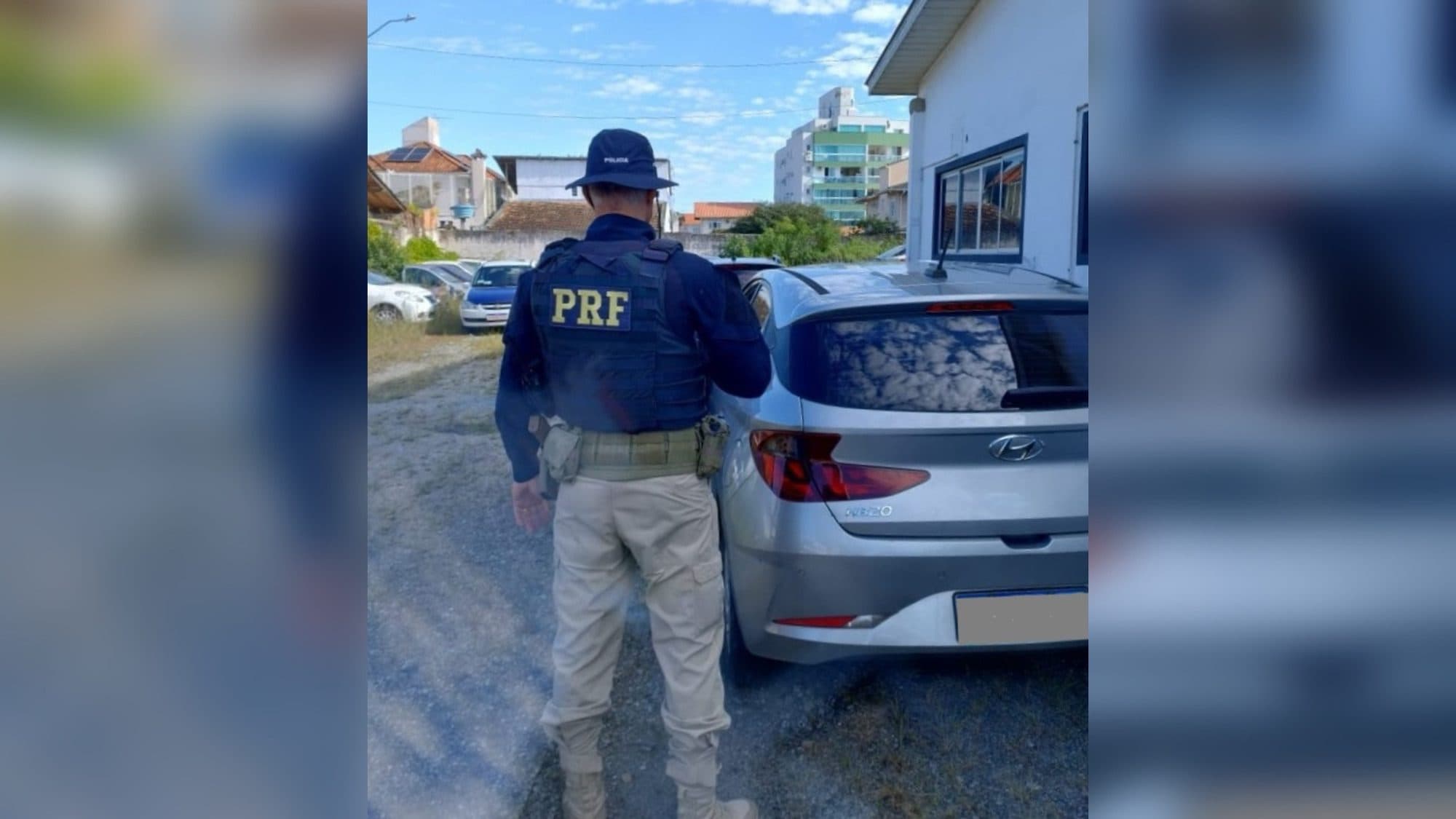 Carro roubado em SP e que circulava com placas clonadas é recuperado em Palhoça