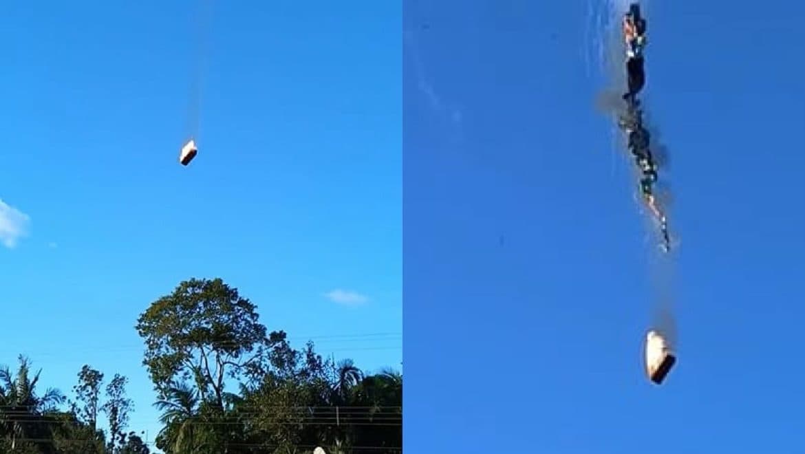 Milagre em queda de balão em SC: duas pessoas são resgatadas com vida