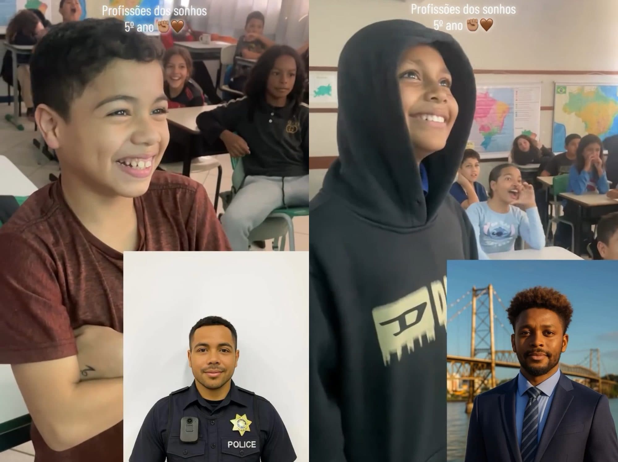 Professora de Florianópolis usa IA para mostrar futuro profissional e emociona alunos