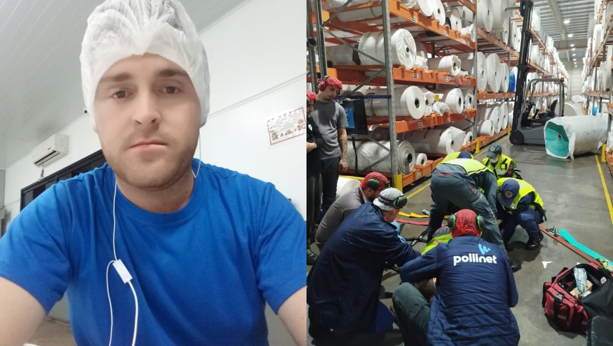 Trabalhador morre após ser atingido por bobina metálica em indústria 