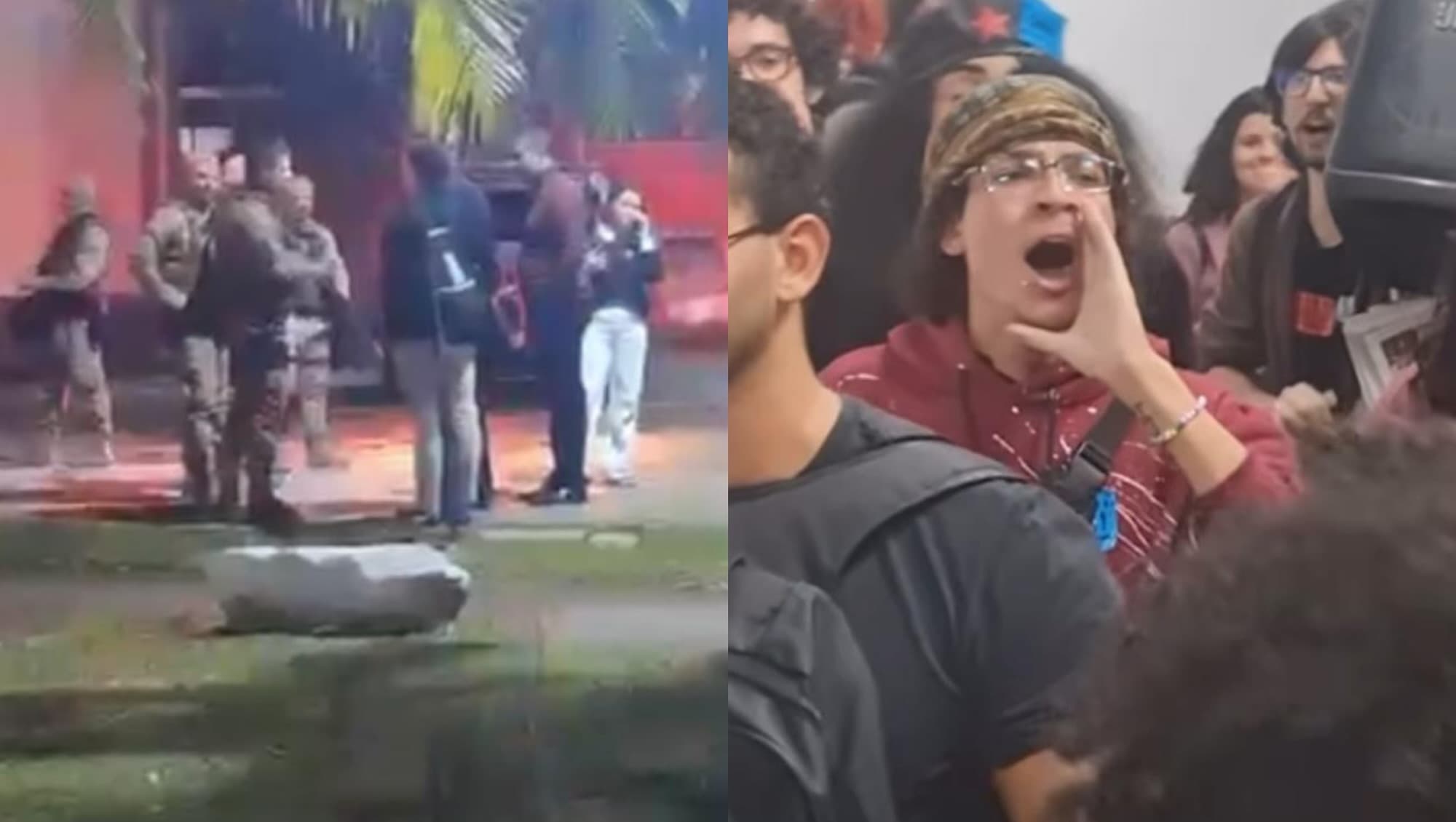 Debate na UDESC termina aos gritos de “recua fascista” e “Bolsonaro na prisão”