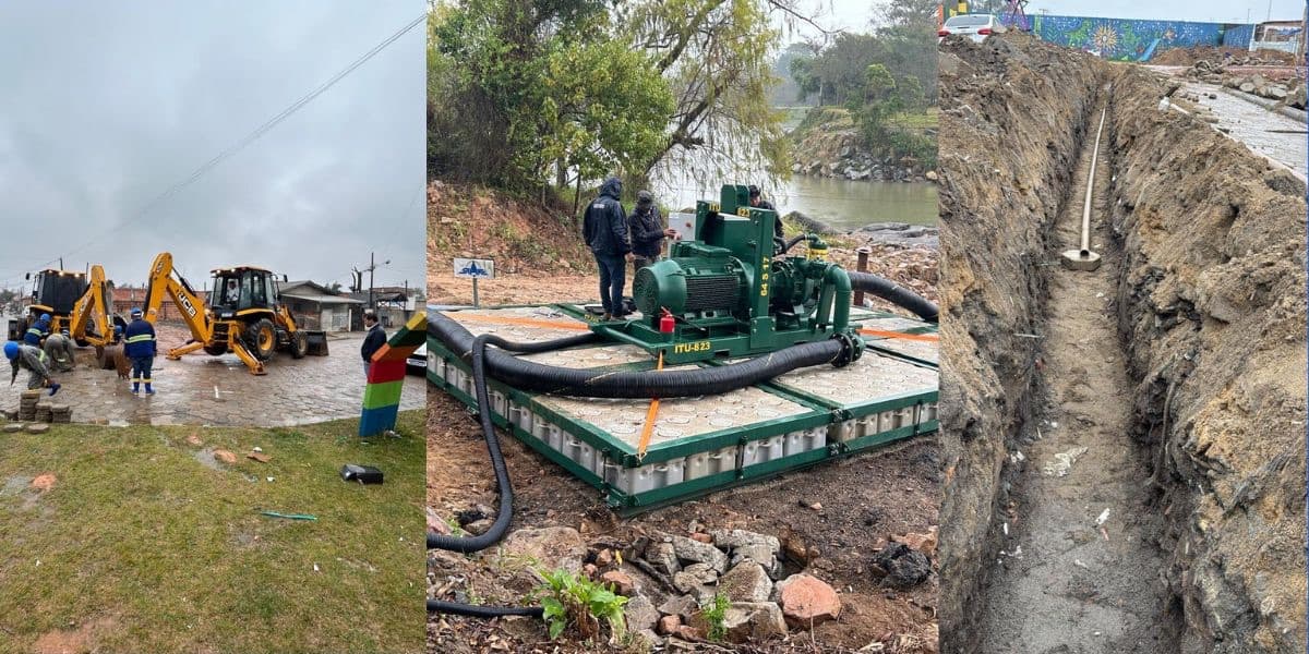 Tijucas amplia abastecimento com obra no Jardim Progresso e bomba moderna no Rio Tijucas