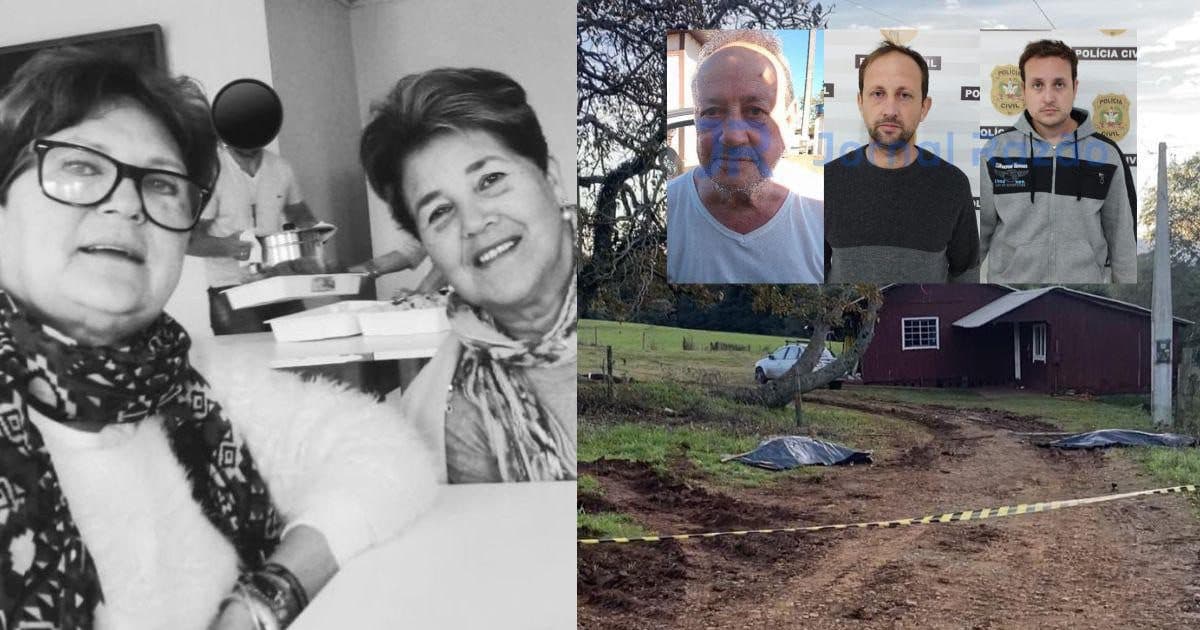 EXCLUSIVO: Pai e filhos mataram idosas de 71 e 72 anos em SC por motivo inacreditável