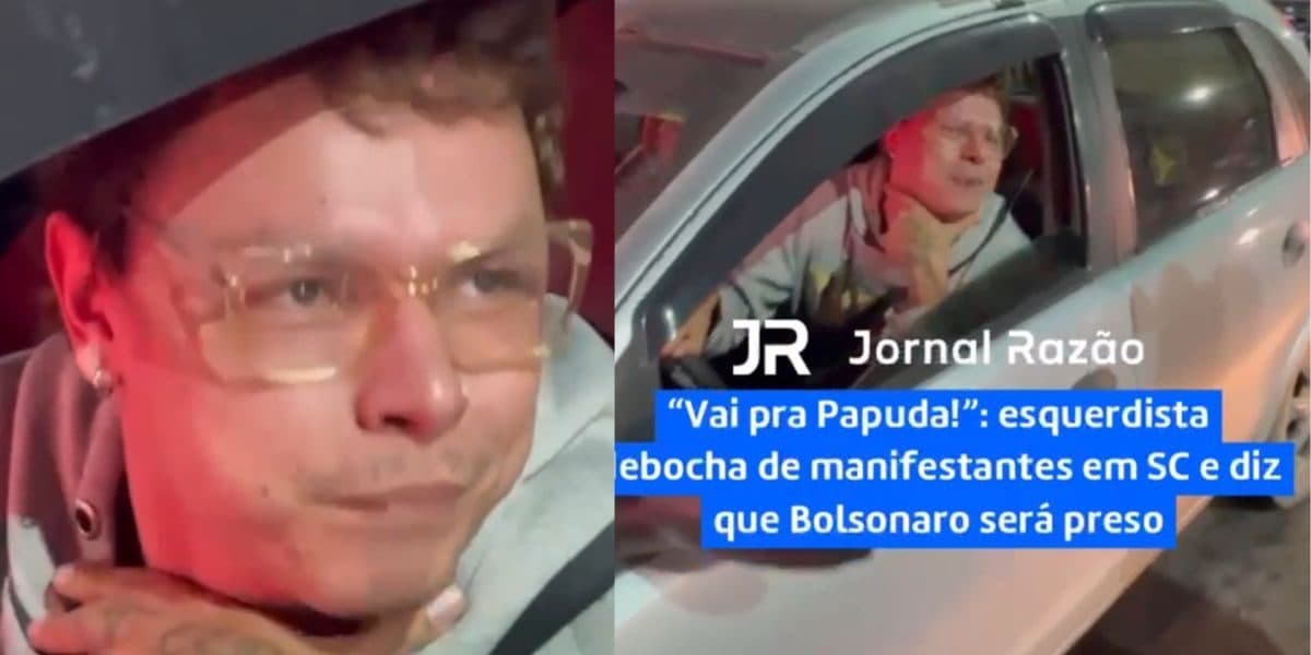 “Vai pra Papuda!”: apoiador de Lula provoca bolsonaristas em SC e vídeo viraliza