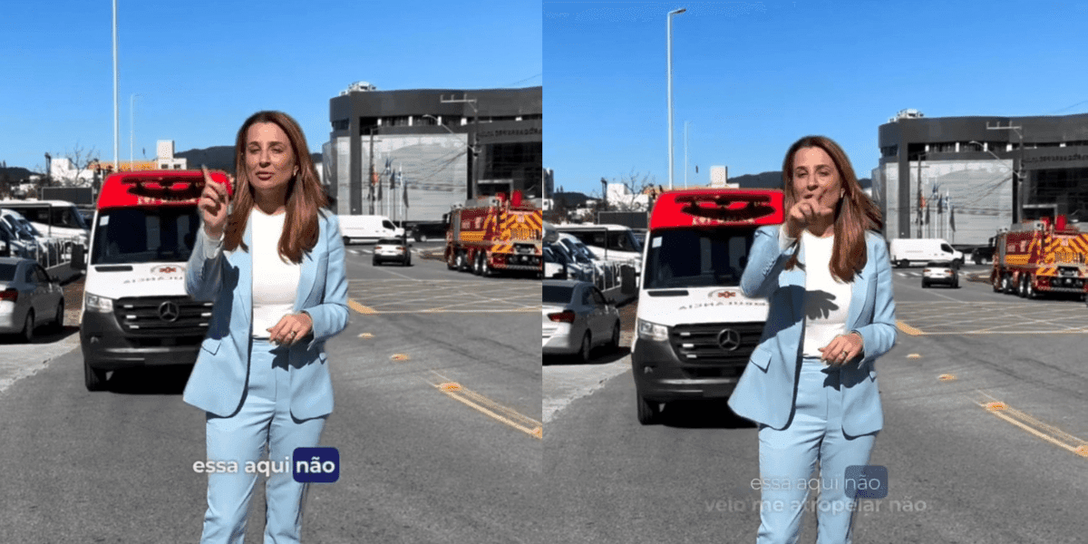 Prefeita de BC quase é “atropelada” por ambulância em vídeo