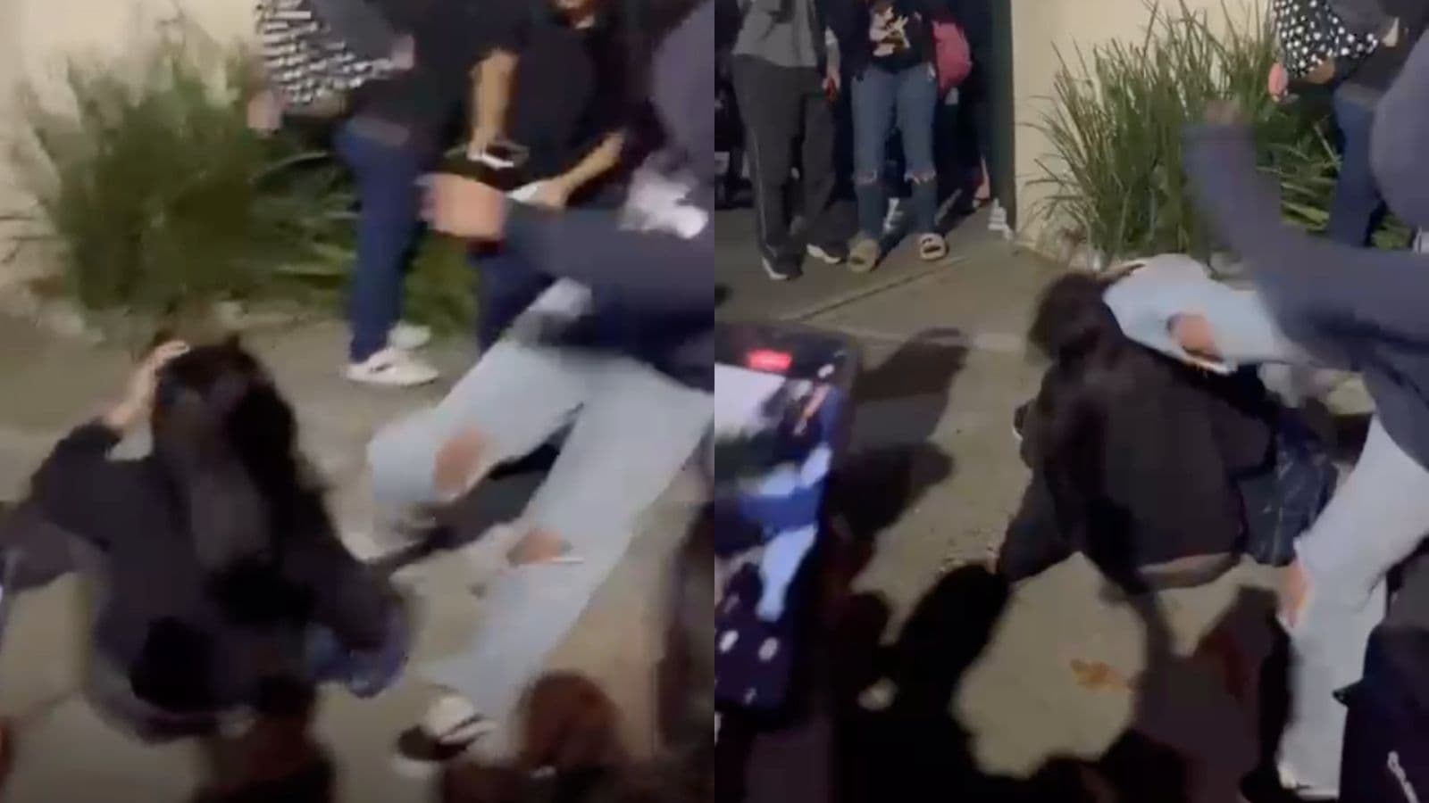 Adolescente é espancada na saída da escola e vídeo causa indignação em SC