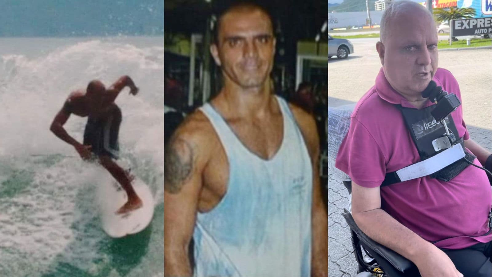 “22 anos sem abraçar quem eu amo”: a lição de vida do ex-surfista de SC que emocionou o Brasil