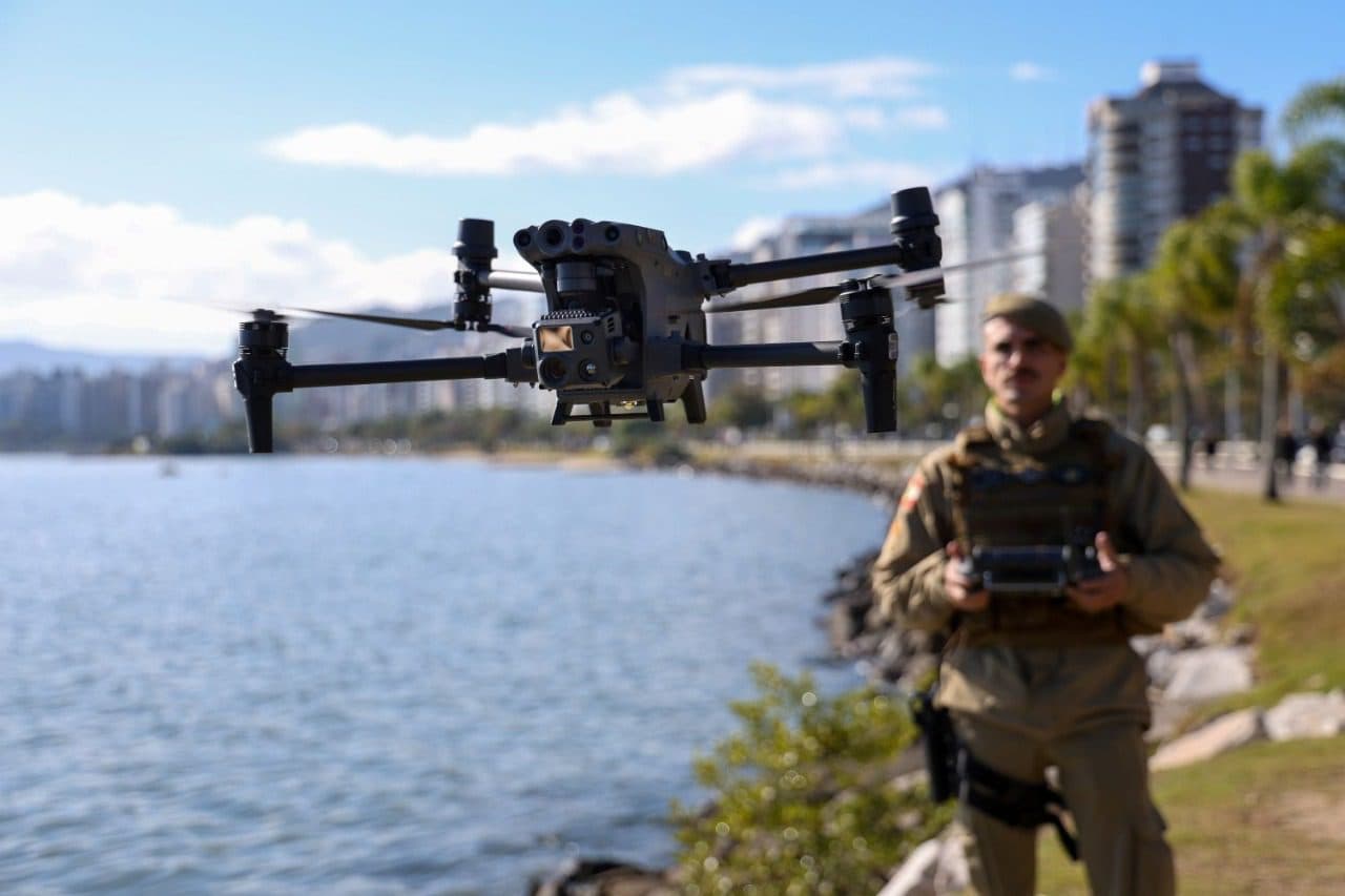 Estado mais seguro do país: testes de reconhecimento facial em eventos ganham reforço de drones