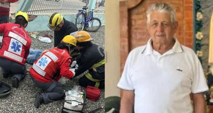 “Voltava da igreja”: idoso morre ao bater bicicleta em muro de residência em SC