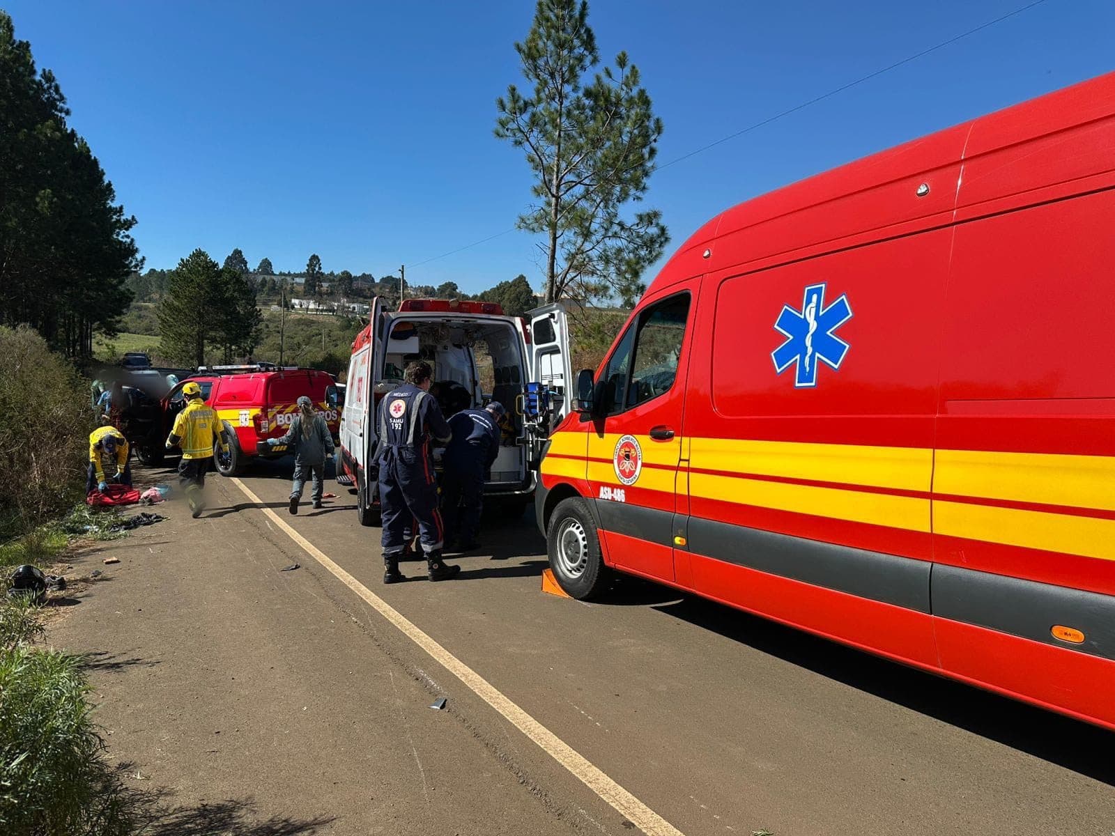 Moto desgovernada atropela bebê de 8 meses e mais três pessoas em SC