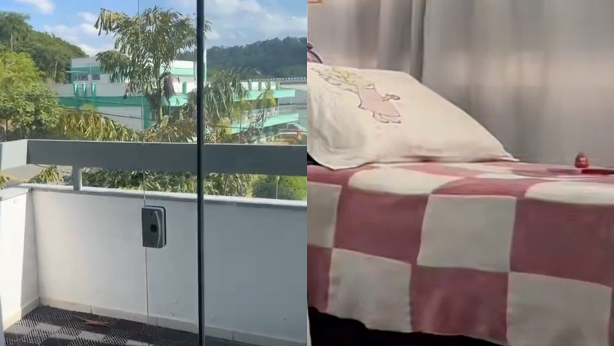 “Ela é feliz”: Mãe é criticada após adaptar sacada para filha dormir em SC
