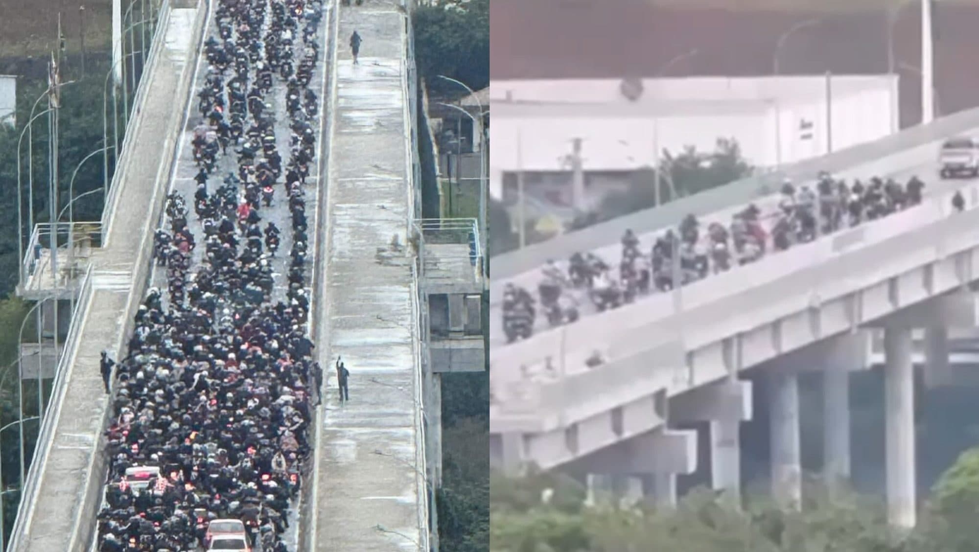 Fé, buzina e escapamento: evento religioso em SC termina com mais de 200 multas