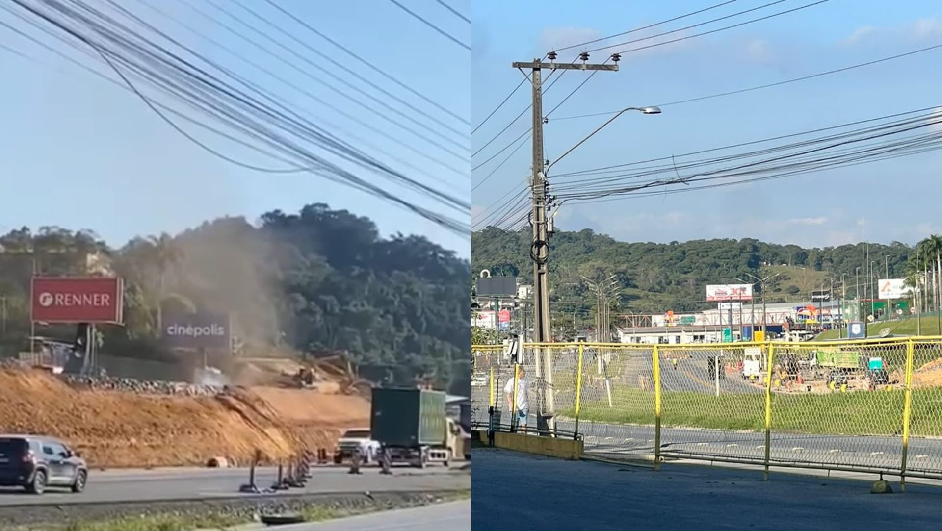 URGENTE: Vazamento de gás fecha BR-470 nos dois sentidos em Blumenau