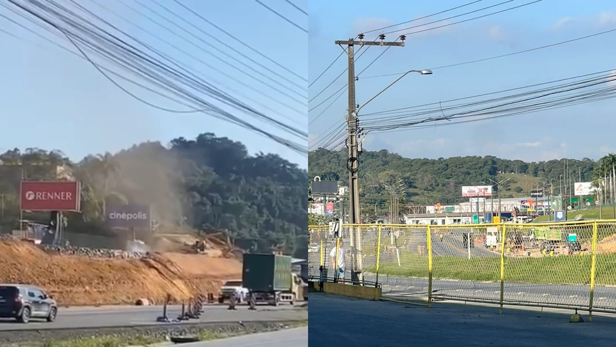 URGENTE: Vazamento de gás fecha BR-470 nos dois sentidos em Blumenau