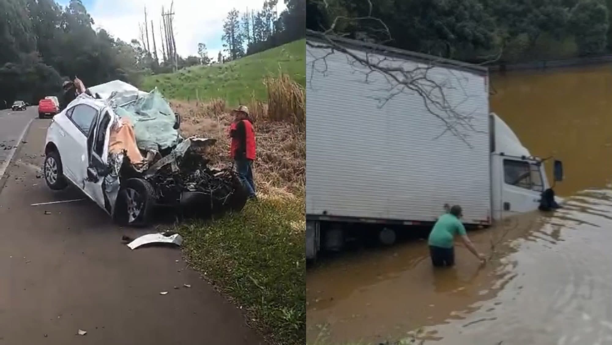 URGENTE: Acidente com carro de Itajaí mata três pessoas em SC